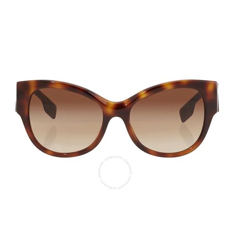 Burberry Brown Gradient Cat Eye Ladies Sunglasses BE4294 